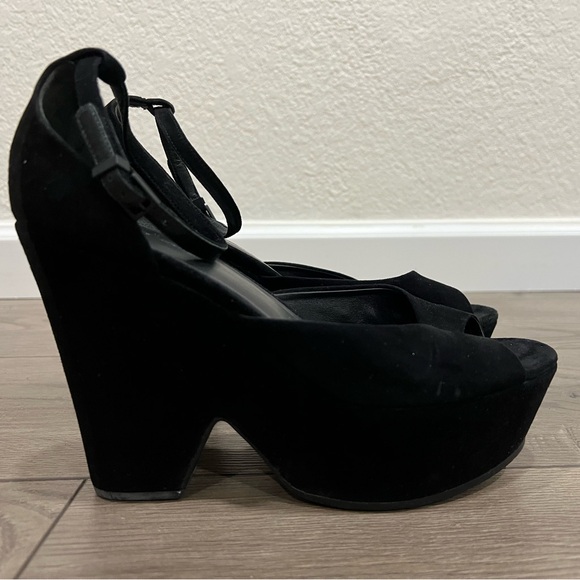 Celine black block platform heels Sz.38 - Picture 7 of 11